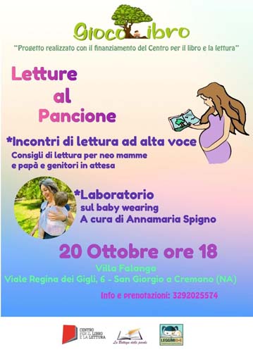 Appuntamenti dedicati alle letture al pancione e ai neo genitori 1