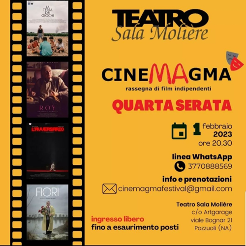 Cinemagma continua al Teatro Sala Molière 1